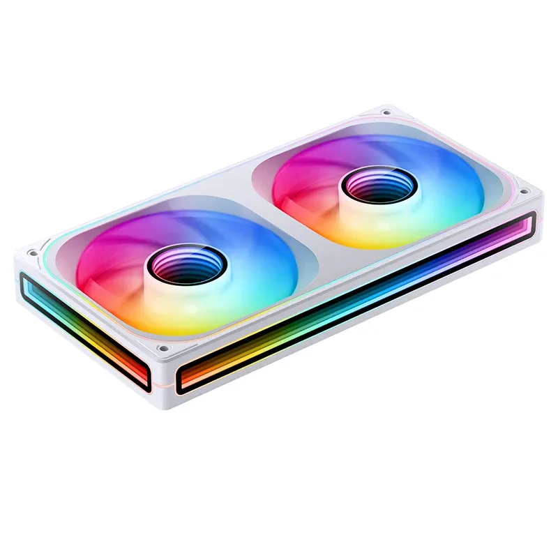 Fan Case liền khối Jonsbo ZB-240 ARGB - Trắng | Gió thuận