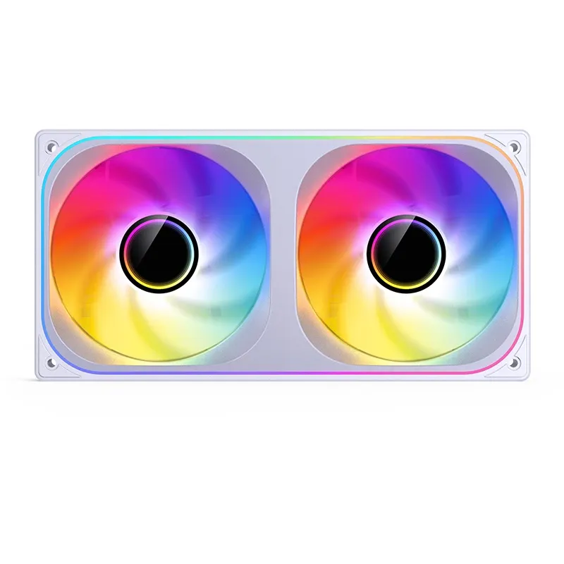Fan Case liền khối Jonsbo ZB-240 ARGB - Trắng | Gió thuận
