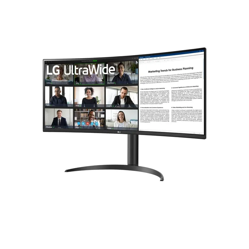 Màn Hình Máy Tính LG Ultrawide 2K 34WR55QK-B.ATV | 34 inch, WQHD, VA, 100Hz, 1ms, USB-C, chân CTH, cong