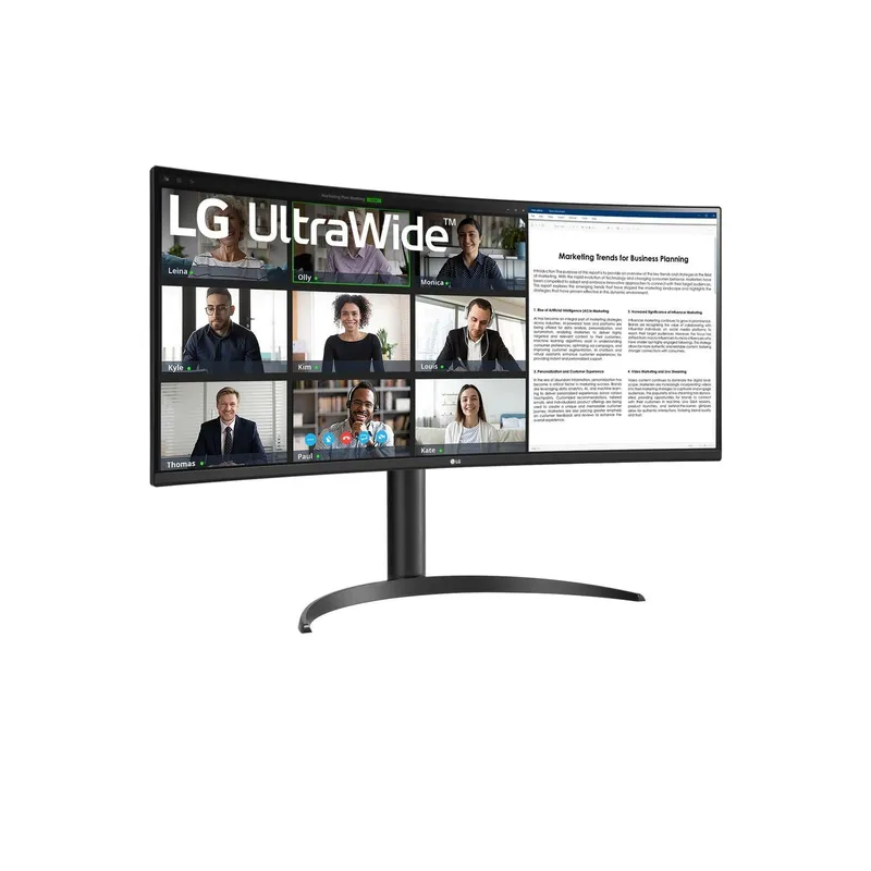 Màn Hình Máy Tính LG Ultrawide 2K 34WR55QK-B.ATV | 34 inch, WQHD, VA, 100Hz, 1ms, USB-C, chân CTH, cong