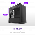 Vỏ Case NZXT H3 Flow - Đen (CC-H31FB-01)