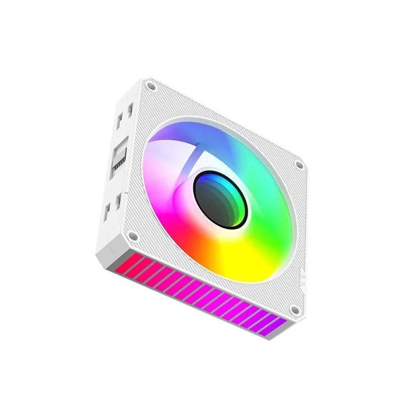 Fan Case Leopard S1 - Trắng | Kit 3 fan ARGB, ghép nối không dây