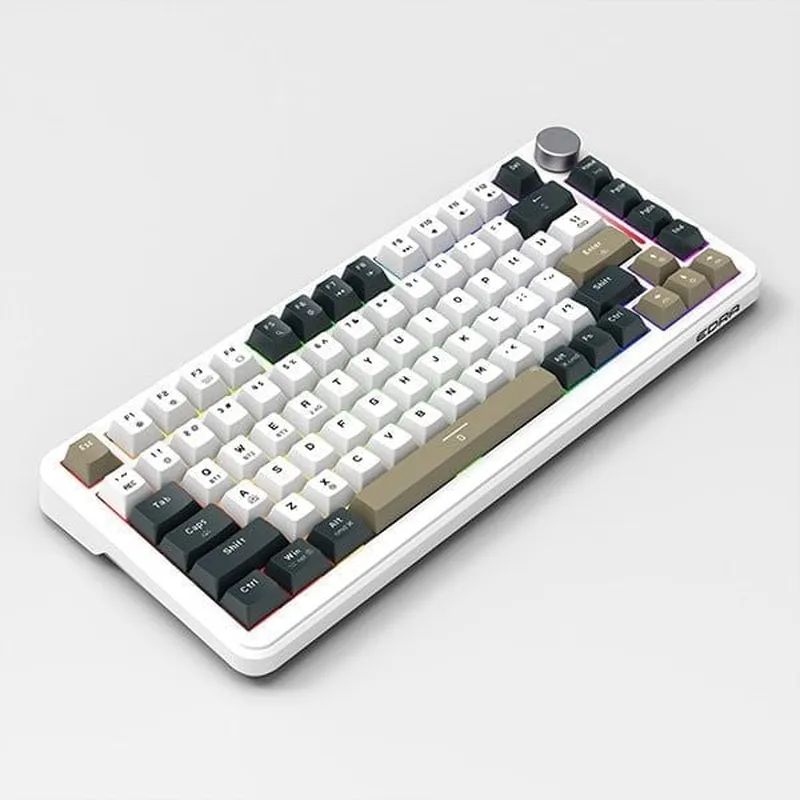 Bàn phím Gaming E-Dra EK375W White | Wireless, linear switch