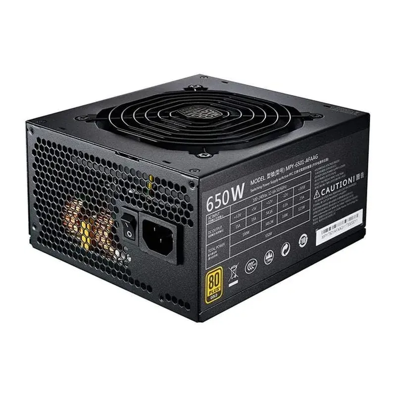Nguồn Máy Tính Cooler Master 650W MWE 650 80 Plus Gold Full Modular (MPY-6501-AFAAG)