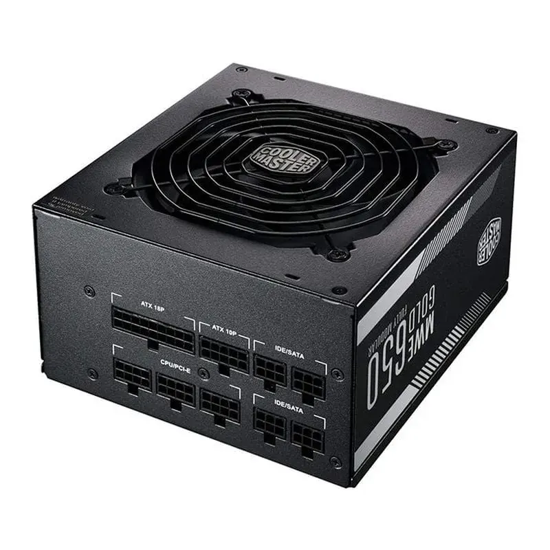 Nguồn Máy Tính Cooler Master 650W MWE 650 80 Plus Gold Full Modular (MPY-6501-AFAAG)
