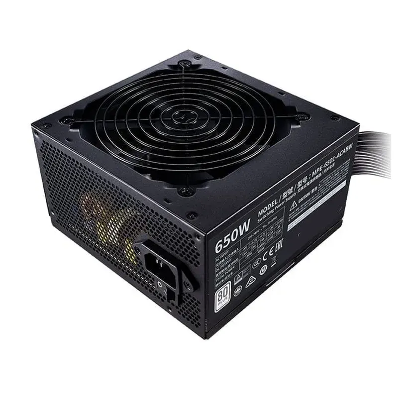 Nguồn Máy Tính Cooler Master 650W MWE 650 V2 80 Plus White (MPE-6501-ACABW)