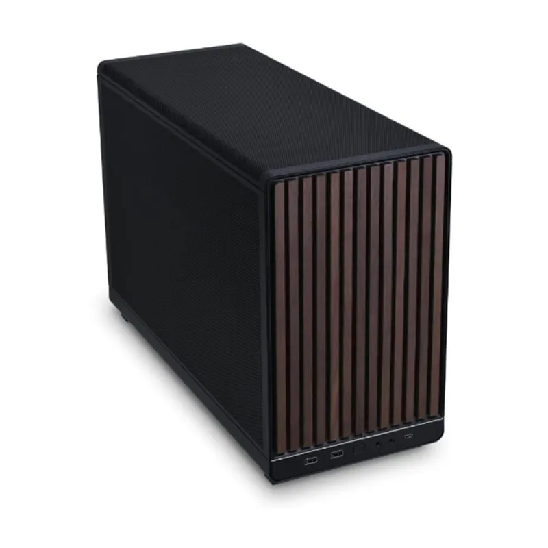 Vỏ Case Lian Li A3 M-ATX - Đen | Mặt gỗ, nắp hông lưới