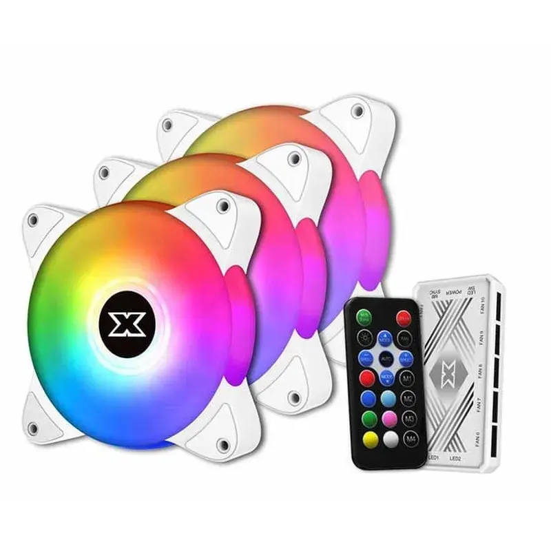 Fan Case Xigmatek Galaxy III Royal BX120 Essential Arctic ARGB (EN46461) Pack 3 Fan