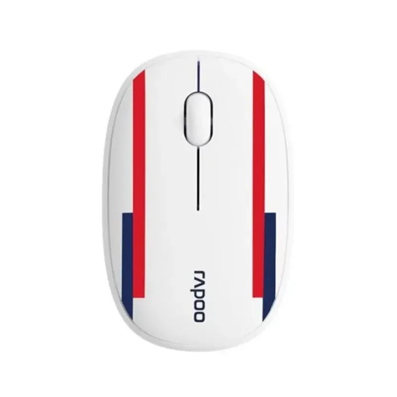 Chuột M650 Silent (White Red Blue) England
