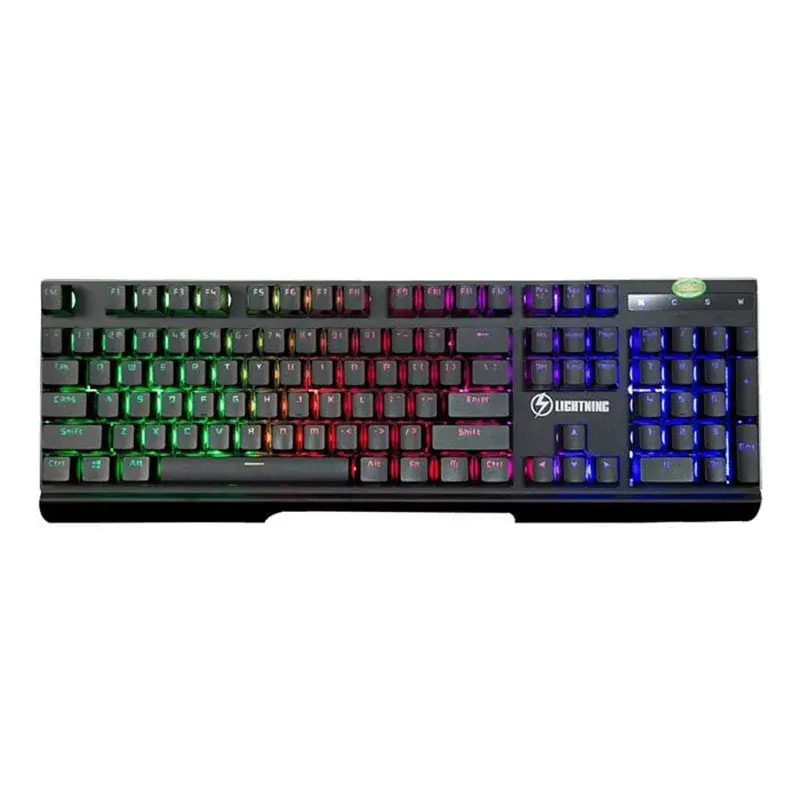 Bàn Phím Giả Cơ Lightning PR-8900Z Gaming Led Rainbow (Đen)