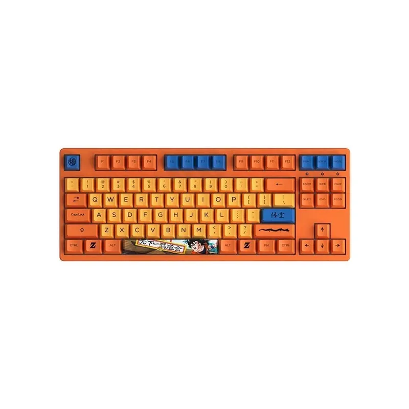 Bàn phím cơ AKKO 3087 RF Dragon Ball Z - Goku (AKKO switch v3 - Cream Yellow)