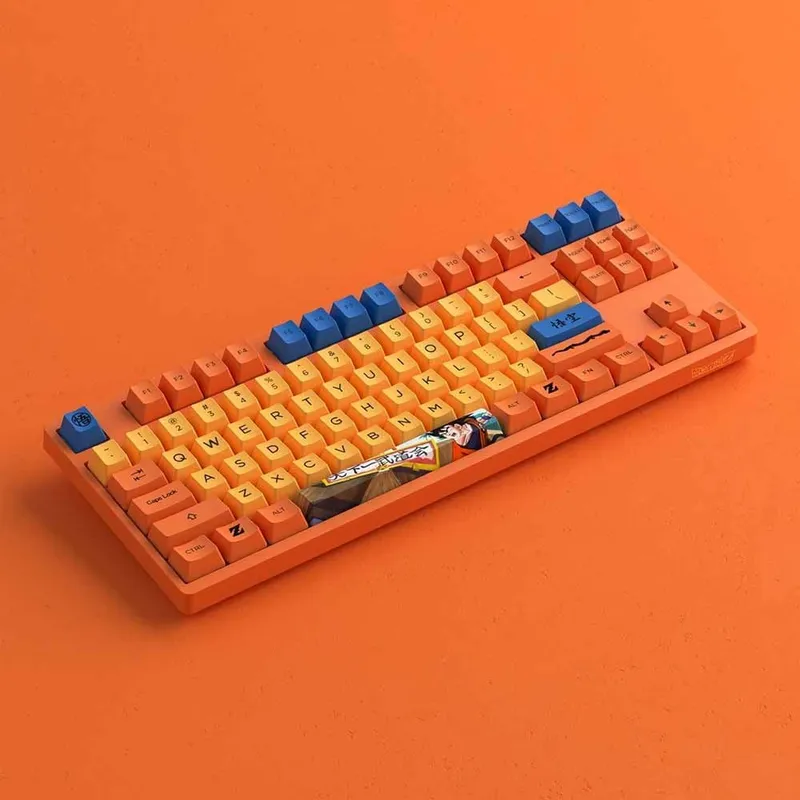 Bàn phím cơ AKKO 3087 RF Dragon Ball Z - Goku (AKKO switch v3 - Cream Yellow)
