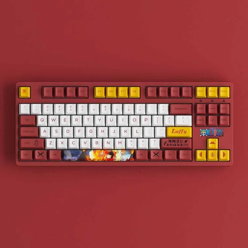 Bàn phím cơ AKKO 3087 RF One Piece - Luffy (AKKO switch v3 - Cream Yellow)