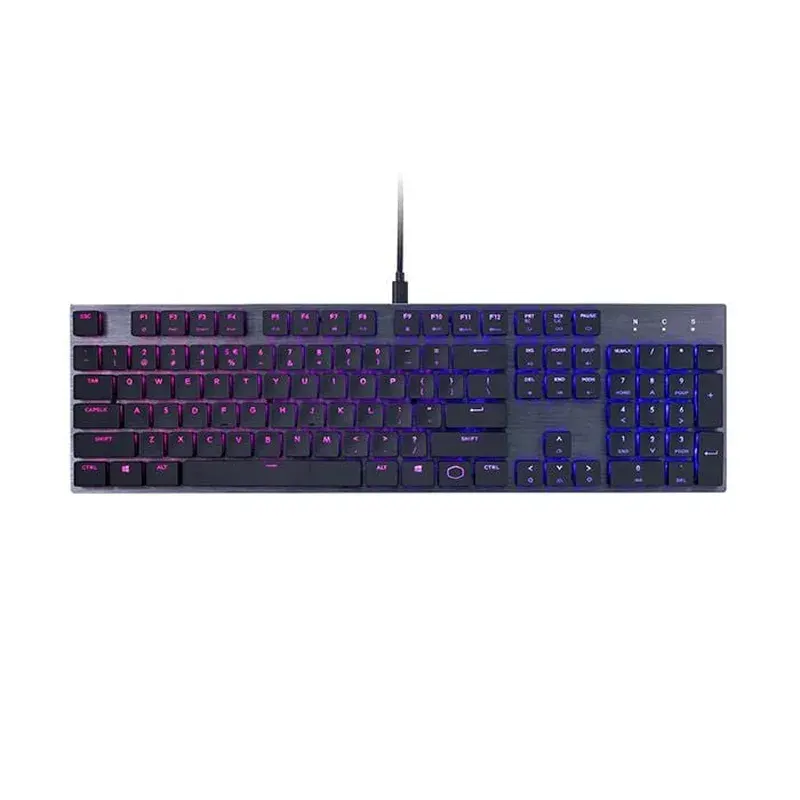 Bàn Phím Cơ Cooler Master SK650 RGB | Đen, Low Profile, Cherry MX, Red Switch (SK-650-GKLR1-US)