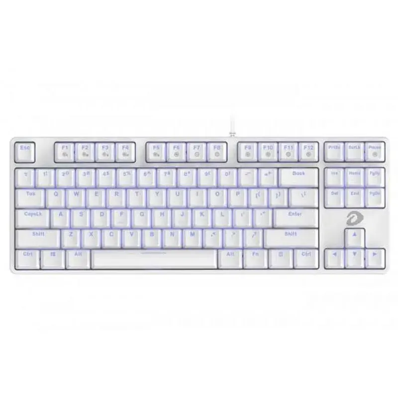Bàn phím cơ Gaming DAREU EK87 (Red Switch) - White (Ice - Blue Led)