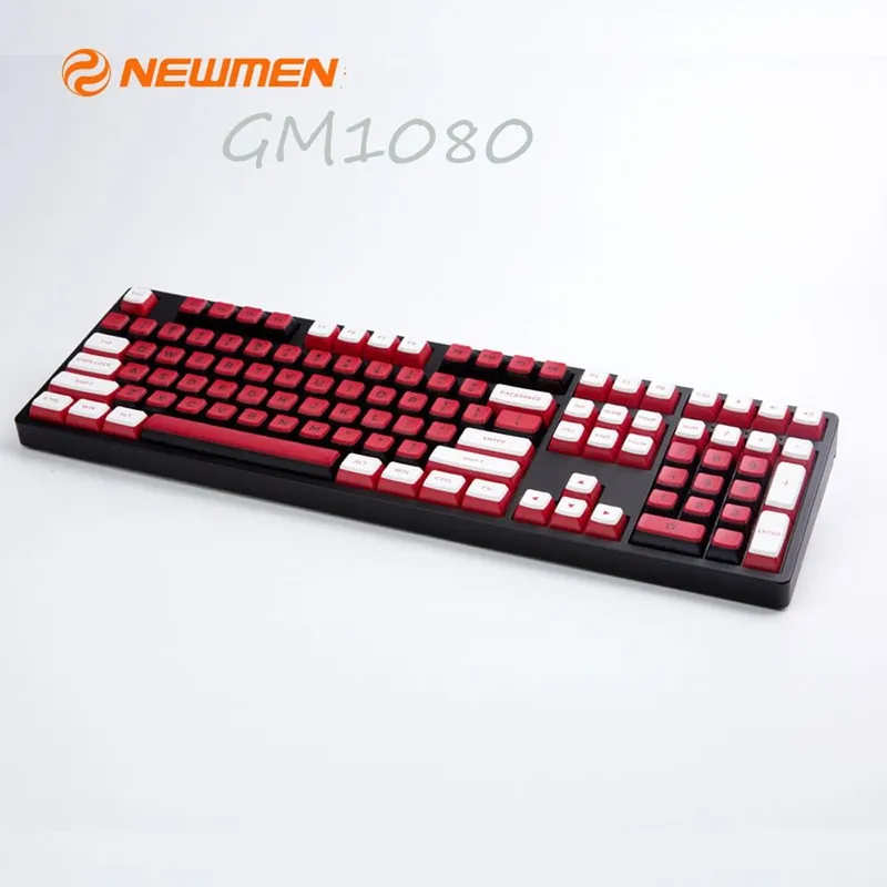 Bàn Phím Cơ Không Dây Dual Mode Newmen GM1080, Kailhbox White Switch.