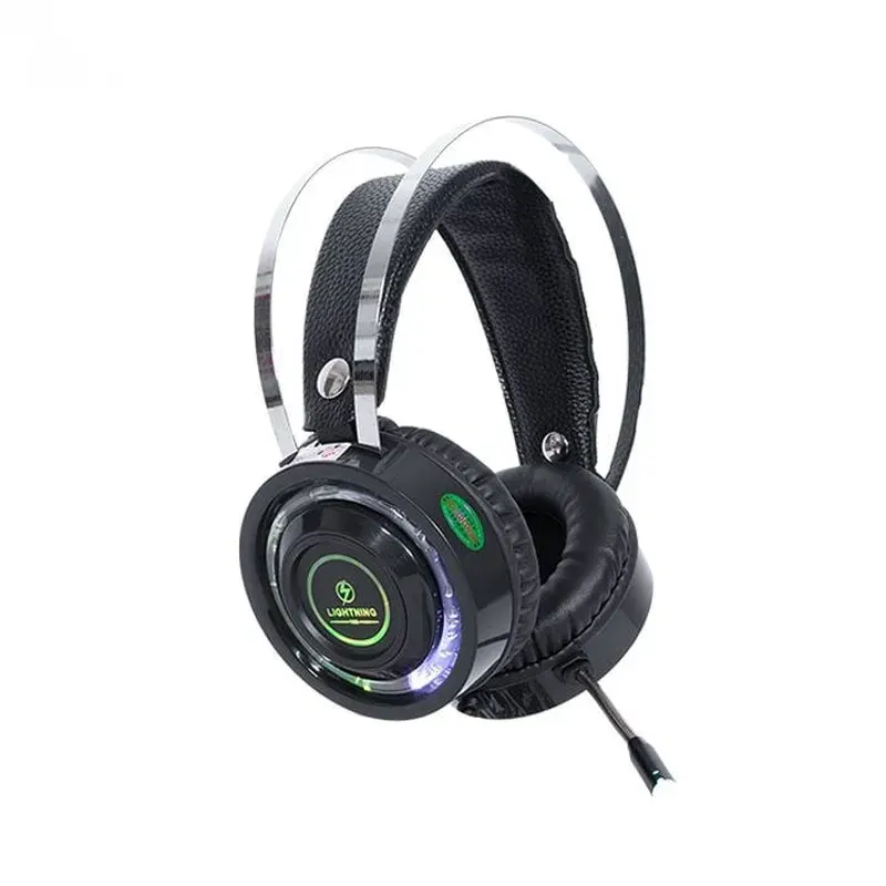 Tai nghe Lightning Super V6S Gaming Led (Đen)