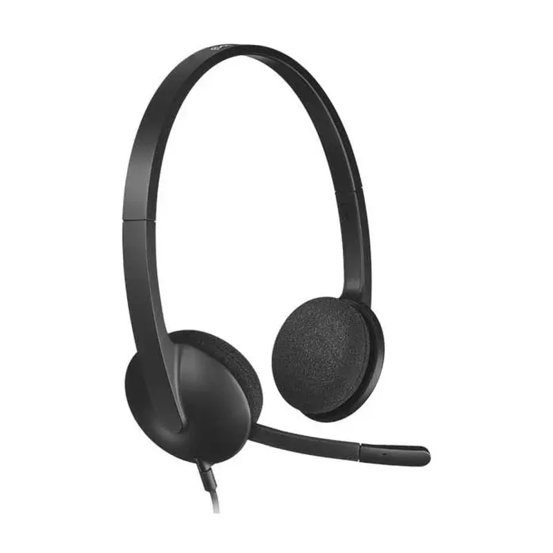 Tai Nghe Logitech H340 Noise-cancelling-mic HEADSET (Đen)