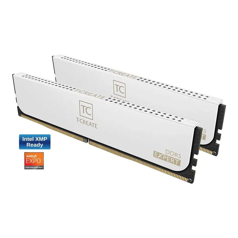 Ram TeamGroup Expert White 64GB | 2x32GB, DDR5, 6400MHz (CTCWD564G6400HC34BDC01)