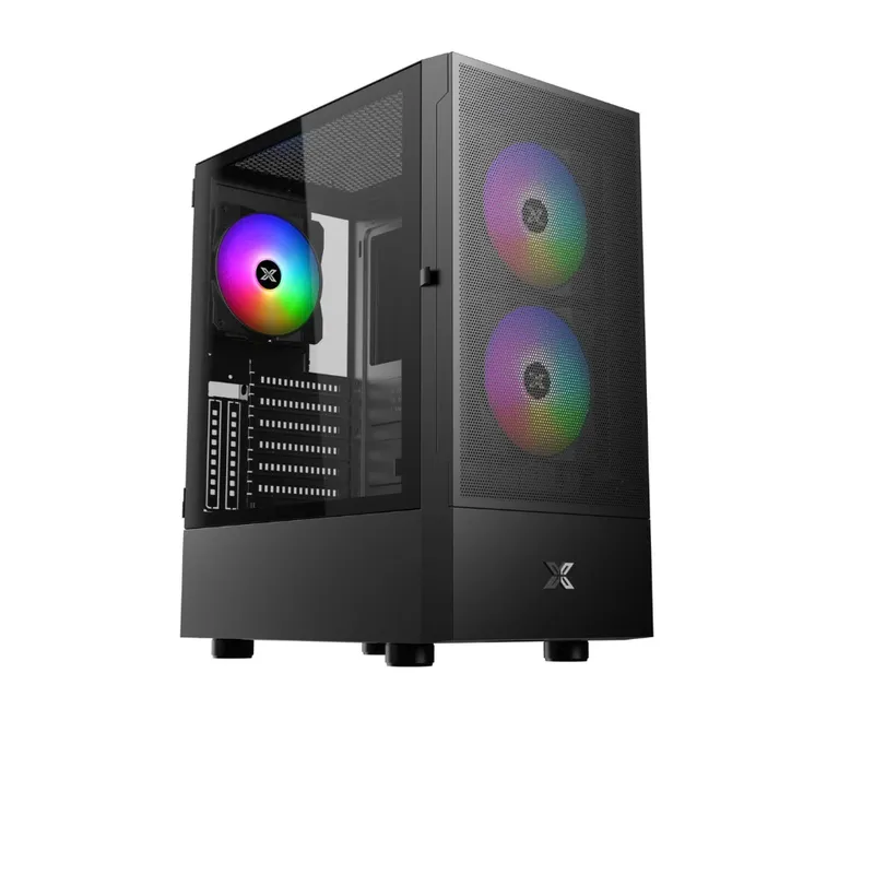 Vỏ Case Xigmatek Sky III 3F - Đen | Kèm 3 fan RGB