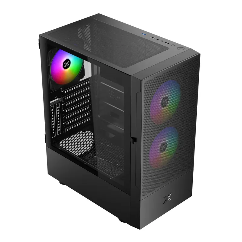 Vỏ Case Xigmatek Sky III 3F - Đen | Kèm 3 fan RGB