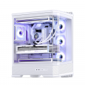 Vỏ Case Jonsbo D400 ATX Gaming | Trắng, hồ cá
