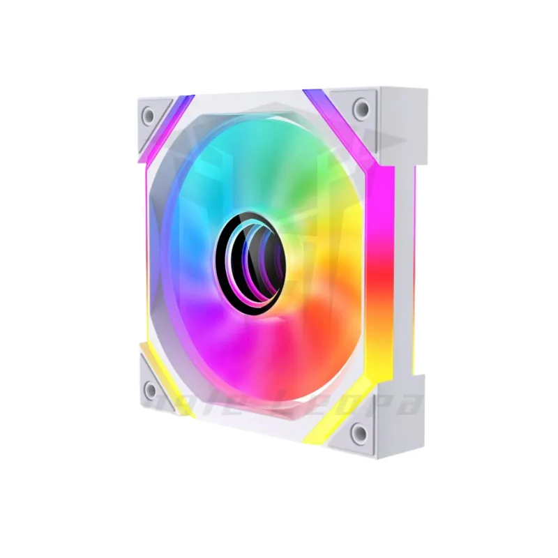 Fan Case Leopard Galaxy SE ARGB 12cm - Trắng, gió ngược (Sync Main)