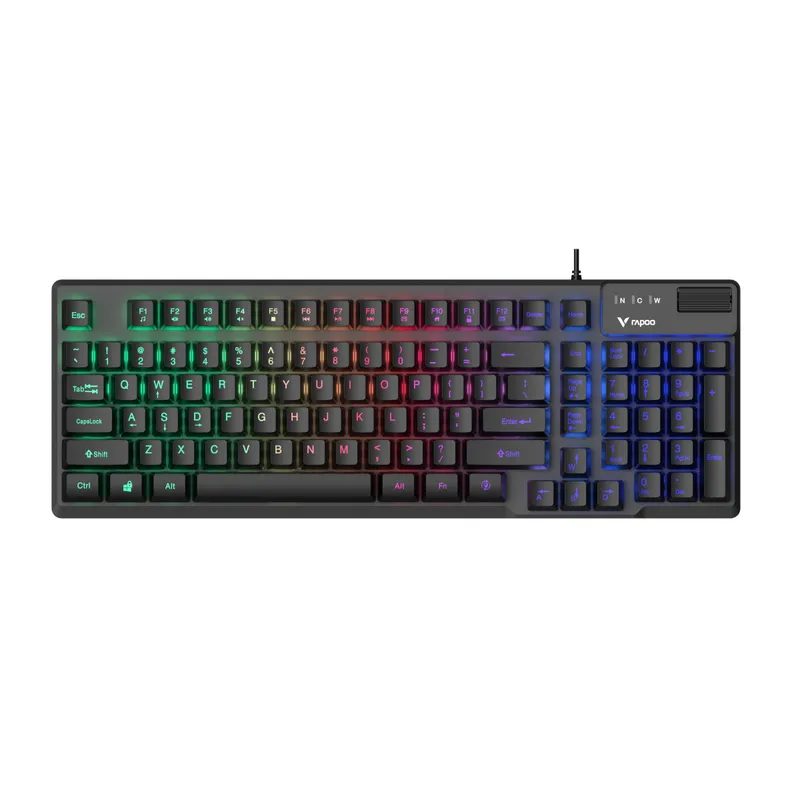 Bàn phím giả cơ Gaming Rapoo V50S 98 Key Black | Led Rainbow