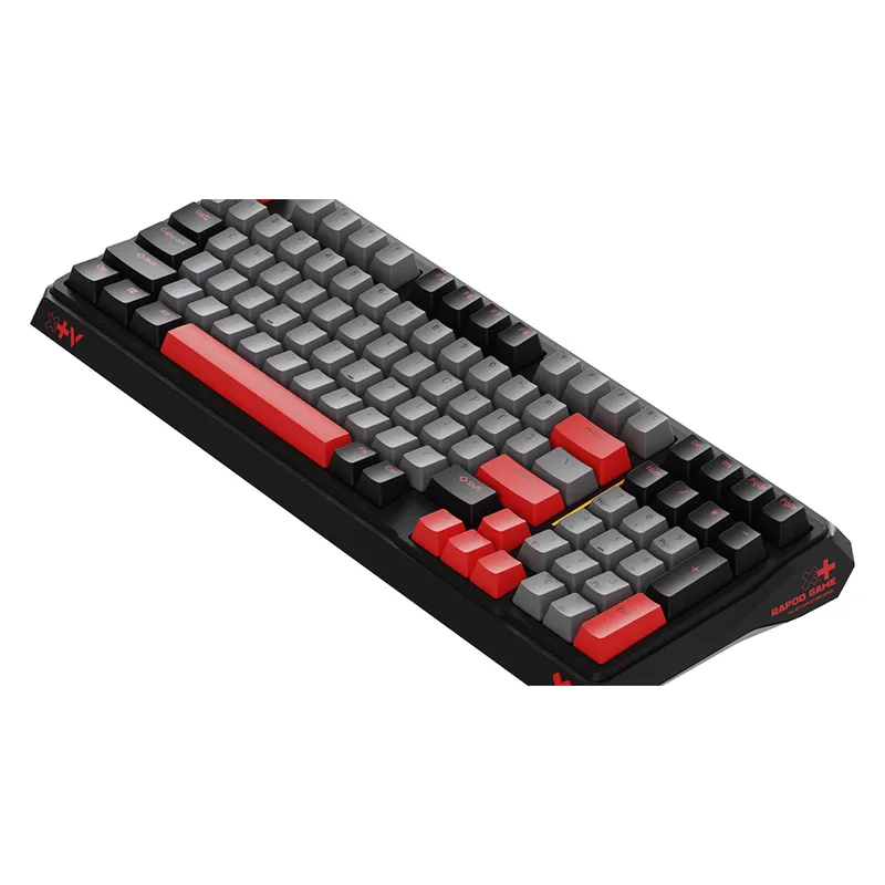 Bàn phím cơ Gaming Rapoo | Grey Black Red, Red Switch