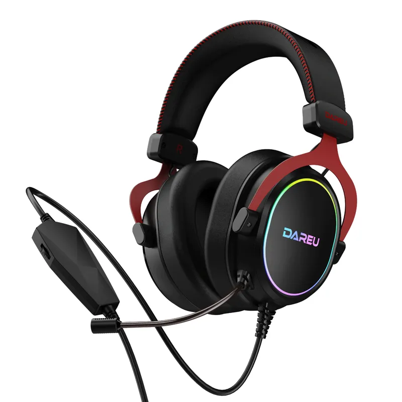 Tai nghe Dare-U Eh925L RGB 7.1 | Black - Red