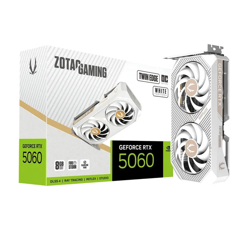 Card màn hình ZOTAC GAMING RTX 5060 Twin Edge OC White Edition