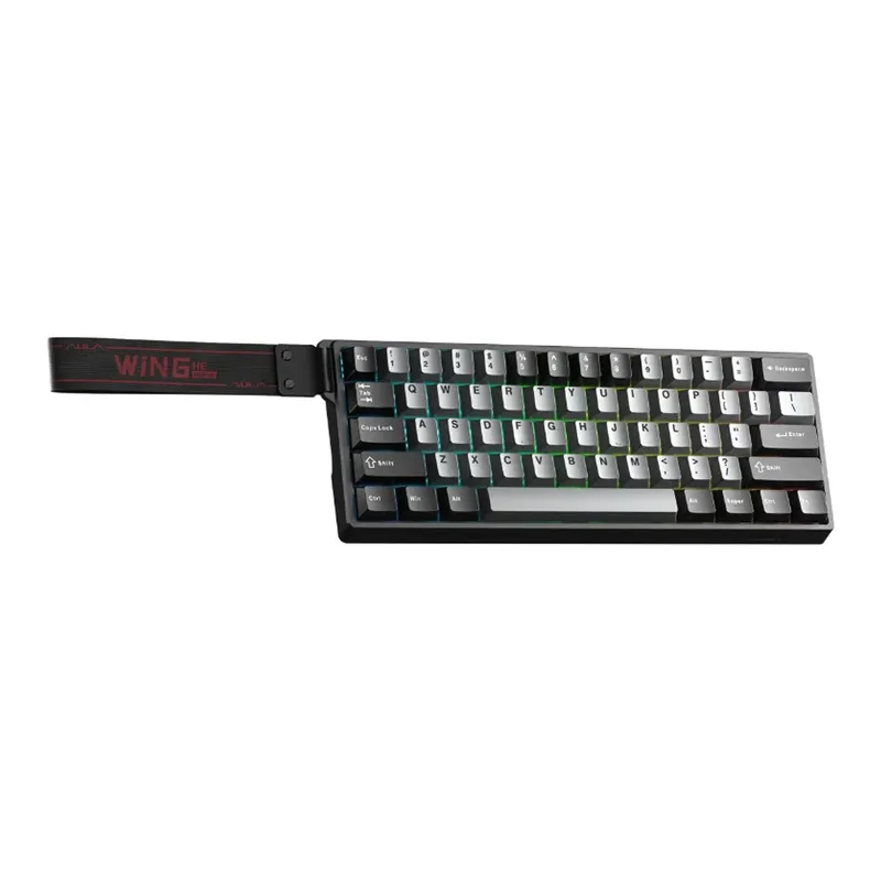 Bàn phím Gaming Rapid Trigger Aula WIN60HE Pro Xám đậm & Xám nhạt - Chính hãng | Xingyi, Magnetic Switch