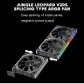 Quạt tản nhiệt PC Leopard V2RS | Kit 3 Fan 120mm, ARGB, Đen