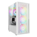 Vỏ Case Gamdias Aura GC2 Elite ARGB F-ATX (Kèm Sẵn 4F ARGB) - Trắng
