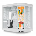 Vỏ Case Hyte Y70 Touch Infinite - White | Kèm sẵn cable riser PCIe4.0 (CS-HYTE-Y70TI-WW)