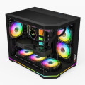 Vỏ Case Magic GM-08L Pro (Led RGB/ARGB) (Full M-ATX) (Aio 360 Top) - Đen