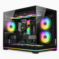 Vỏ Case Magic GM-06L Pro (Led RGB/ARGB) (Full M-ATX) (Aio 360 Top) - Đen