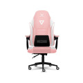 Ghế gaming CENTAUR MECHA | Hồng, 150kg, Chân xoay, Da PU