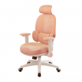 Ghế công thái học MANSON E3 Lite | Hồng, 100kg, Chân xoay, Lưng lưới