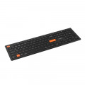 Bàn Phím Không Dây Dare-U LK150D Black Orange (Dual Mode, Scissor Switch)