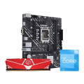 Combo CPU I3 12100F Box CH và Mainboard Asus H610M-K D4