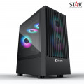 Vỏ case Jetek Game – X1 Tặng 3 Fan RGB (Đen)