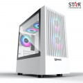 Vỏ case Jetek Game – X1 Tặng 3 Fan RGB (Trắng)