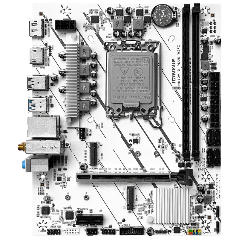 Mainboard JGINYUE H610M-D Plus Wifi ( Trắng )