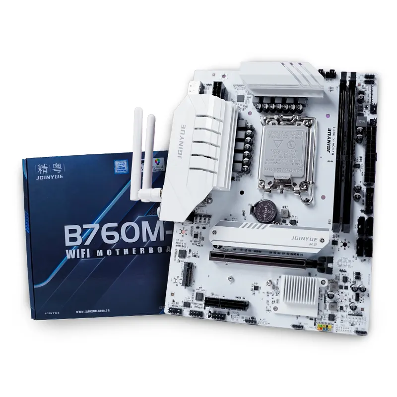 Mainboard JGINYUE B760M-K WIFI DDR4 Trắng