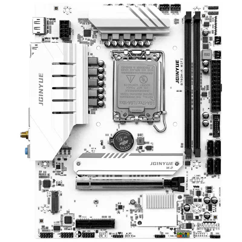 Mainboard JGINYUE B760M-K WIFI DDR4 Trắng