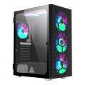 Vỏ case Montech X3 Mesh | Đen, Kèm sẵn 6 Fan RGB