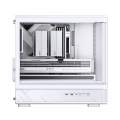 Vỏ case Jonsbo D200 Micro-ATX | Trắng, Kính Cong