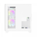 Vỏ case Magic Gaming GM-02 Curved M-ATX Support AIO 240 (Hồ Cá) Không Kèm Sẵn Fan - Trắng