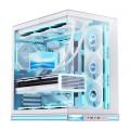Vỏ Case Leopard AX-2 | ATX, Màn hình LCD, ARGB, Không kèm fan, Trắng